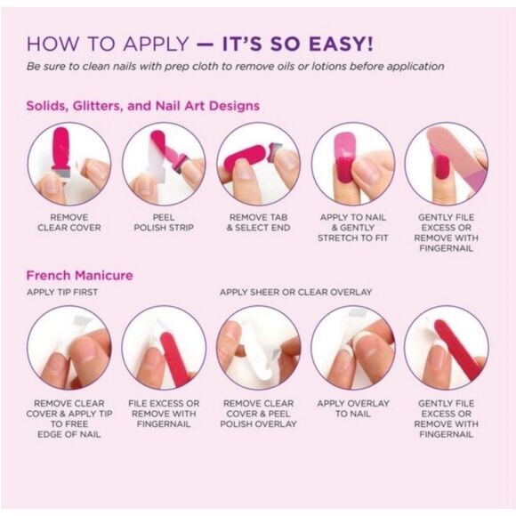 Juneau the Drill Color Street Pink Glitter Press-On Nails - Picture 9 of 11